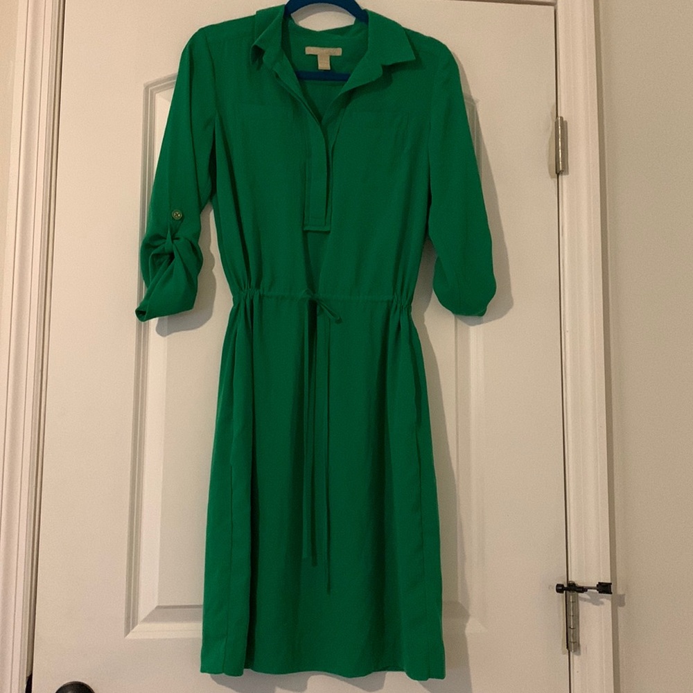 Banana Republic green dress